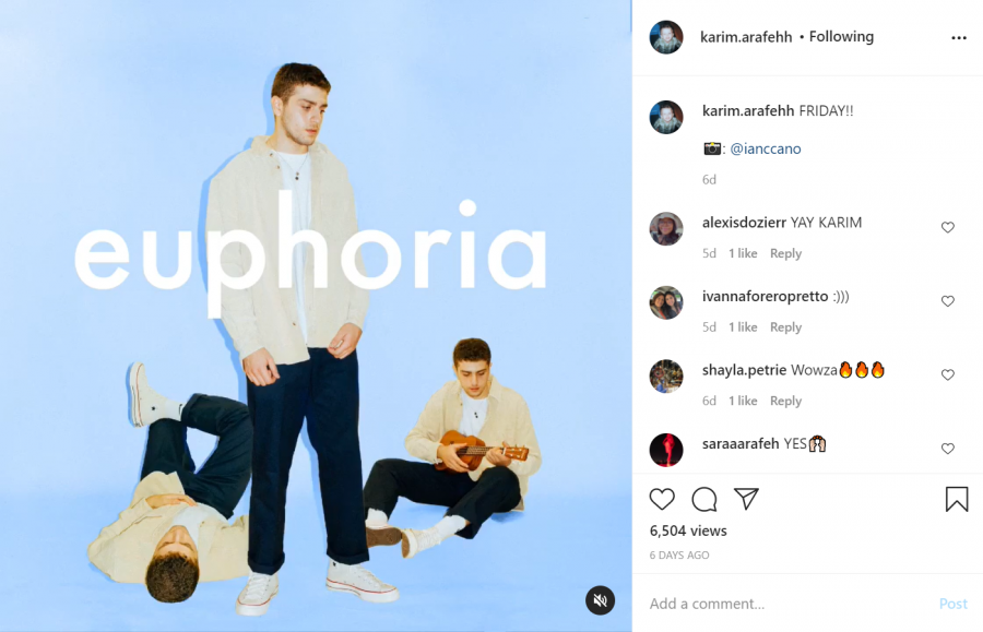 B.L.E.U., also known as Karim Arafah, promotes his newest album “Euphoria,” which came out on Jan. 22.